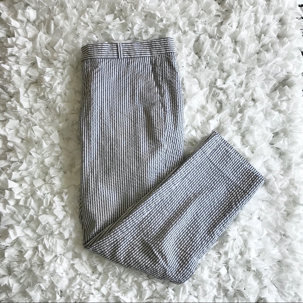 Seersucker Avery banana republic pants.